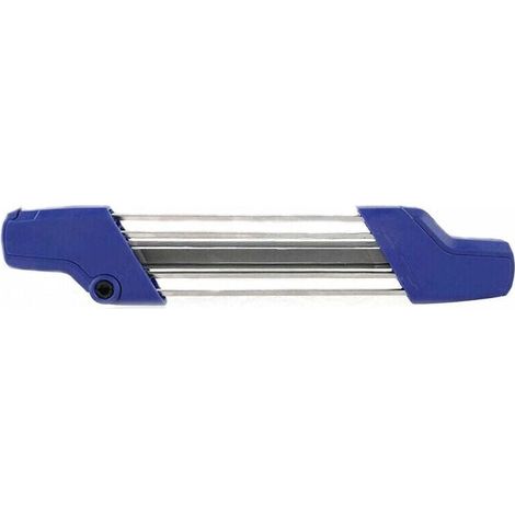 Chainsaw Chain File ø 4.8 mm - for sharpening teeth and depth gauge in one step, blue, 4.8 mm MUMU (1/4)