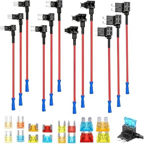 12 x Electric Car Thieves 4 Standard Types Mini Micro Micro2 (1/5)