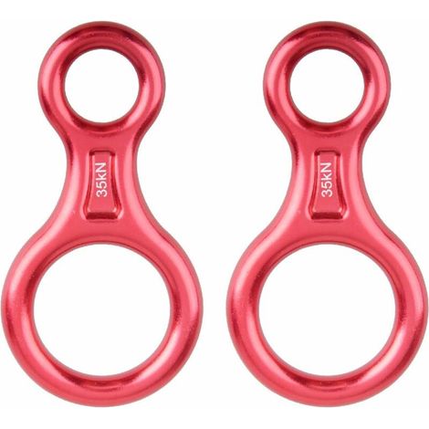 Équipement De Descente Dispositif De Rappel 35kN Aluminium Descendeur Figure 8 Descendant Escalade pour Les Loisirs de Plein Air (1/5)