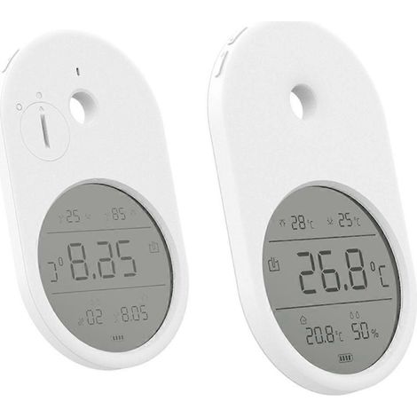 Thermomètre-hygromètre 3 en 1 pour aquarium, mesurant la température de l'eau. (1/4)