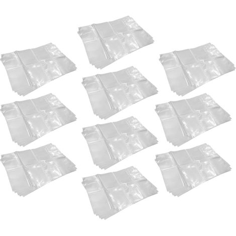 vhbw 50x bolsa compatible con Dustcontrol F 20000, 30000 aspiradora - 110 cm x 70 cm, transparente (1/4)