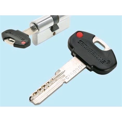 Chiave Punzonata Securemme K2 Originale Ottone Nichelato 5 Pezzi
