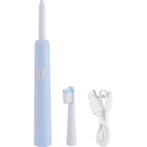 Brosse à dents électrique SN301 Sound Wave pour adultes, étanche, blanchissante, avec tête souple, USB DC5V, bleue (1/5)