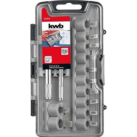 Cuchillo de hobby kwb 922910 14 piezas ergonómico seguro