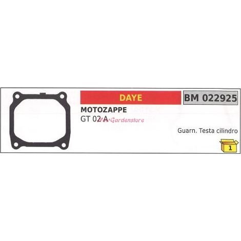 Guarnizione testa cilindro DAYE motozappa GT 02A 022925