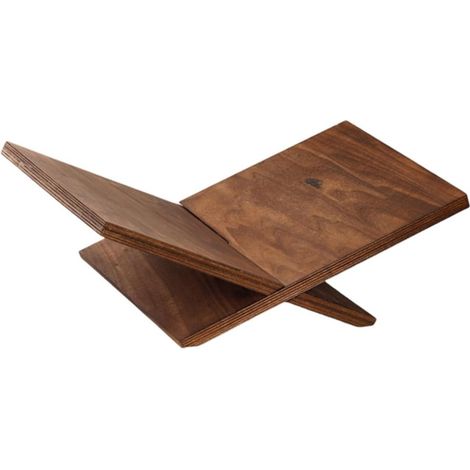 Étagère ouverte - Bibliothèque en bois - Porte-livres - Support à livres - Étagère de rangement et d'exposition marron - 32 x 23 x 19 cm - Marron - Bois (1/5)