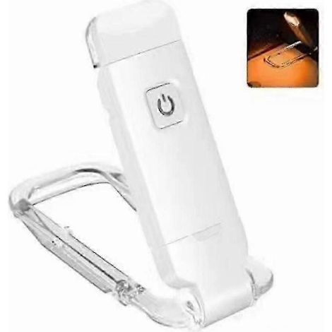 Lámpara de lectura LED recargable por USB, luz de protección ocular, luz nocturna portátil. (1/4)