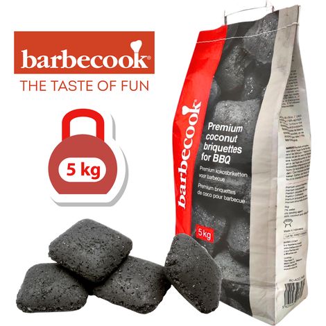 Bricchetti Gusci Noce di Cocco Carbonella Barbecue 5 Kg (1/5)