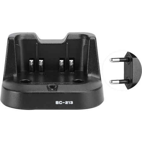Chargeur de Batterie BC213 pour Radio ICOM ICV88 ICF1000 ICF2000, Prise EU/US 100-240V (Prise UE) (1/5)