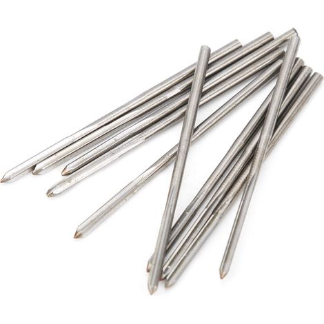 Lot de 10 alésoirs HSS entièrement rectifiés pour machines à tige droite, outils industriels, diamètre de 2 mm (1/5)