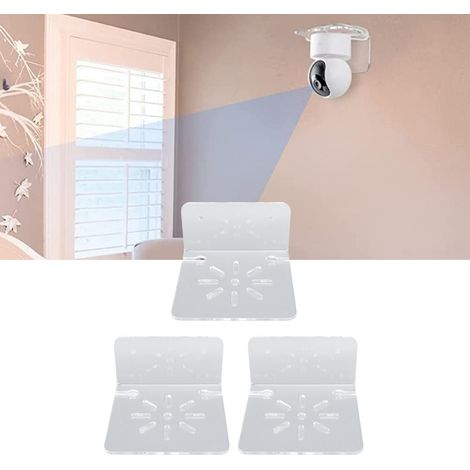 Le support mural en acrylique YX006 convient aux caméras de sécurité, aux caméras avec haut-parleur et aux petits supports flottants en acrylique. (1/5)