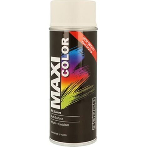 Pintura spray maxi color satinado 400 ml ral 9016 blanco tra (1/2)