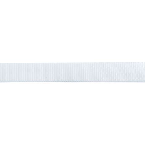 Cinghia in polipropilene altezza 25 mm. bianco 50 mt.