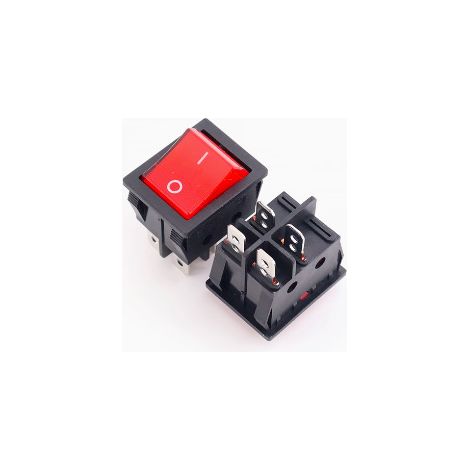Interruptor para máquina de soldar KCD4 de cuatro pines con forma de barco, interruptor para calentador de horno de soldadura de 30 A (1 unidad) (1/3)