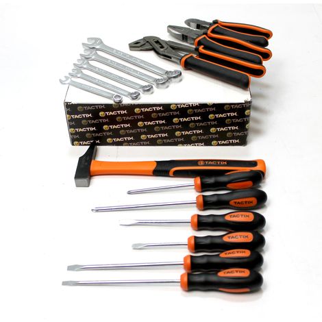 ORION91 Set Herramientas 15 piezas para Hogar o Taller Marca Tactix - SpazioLuzio