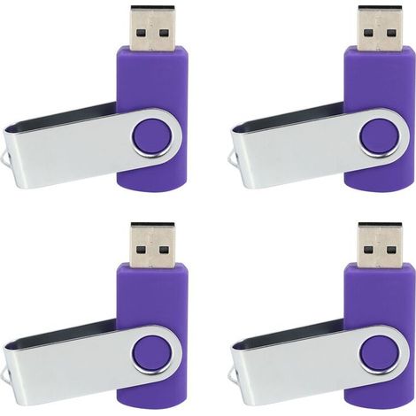 Convient pour 4 clés USB 2.0 rotatives de 128 Mo (1/5)