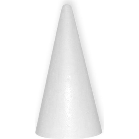 Cono in polistirolo, altezza 11 cm, 1 pz.