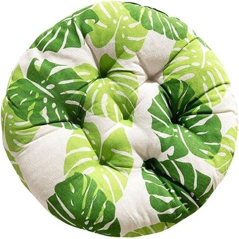 Rond Coussin de Chaise Galette de Chaise pour Maison Bureau Jardin Coussin Decoratif pour Terrasse Tatami Siège Intérieur Extérieur 4040cm (1/5)