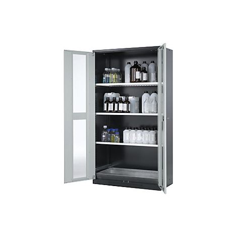 Armario de laboratorio para productos químicos  2 puerta  alta