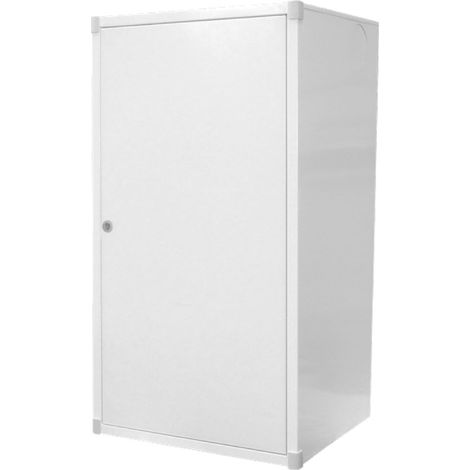 COPRICALDAIA UNIVERSALE IN LAMIERA PREVERNICIATA BIANCA MODELLO ECO - DIM:(HXLXP)= 100X55X44 CM  - CIE