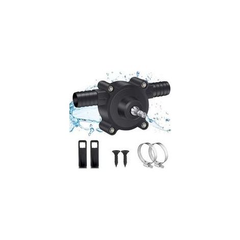 Pompe de Forage Pompe Perceuse électrique Mini Pompe à Eau Diesel Portable pour Liquides, Diesel, Huile, Eau, Pompe deTransfert Manuelle Auto-amorçante pour Maison Jardin Mini Piscine Fontain (1/4)