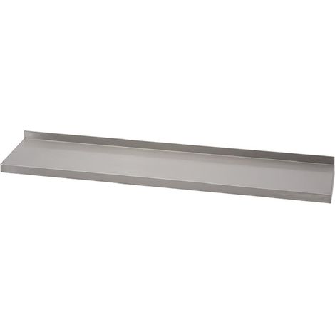 Etagère murale inox Gastro-M RVS sans support 120 x 40cm - 1200 x 400 x 40 mm - Gastro M (1/4)