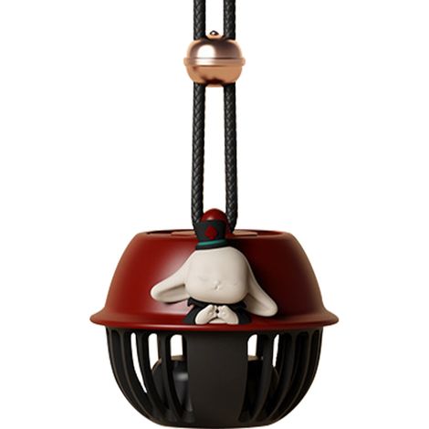 Ventilateur sans feuilles à suspendre avec cordon, rechargeable USB, mini ventilateur portable pour enfants, lapin magique (1/4)