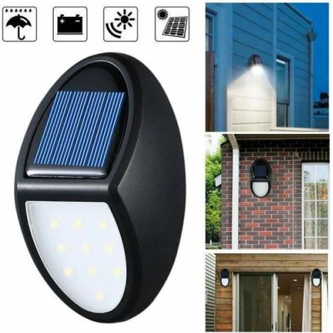 Lampe Solaire, lumiere Solaire Exterieur Luminaire, 1000mAh, étanche IP65 Lampe Sécurité pour Jardin, Maison, Patio (1/4)