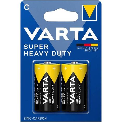 12 x VARTA BATT SUPERLIFE ZINCO 1/2 TORCIA BL 2 PZ