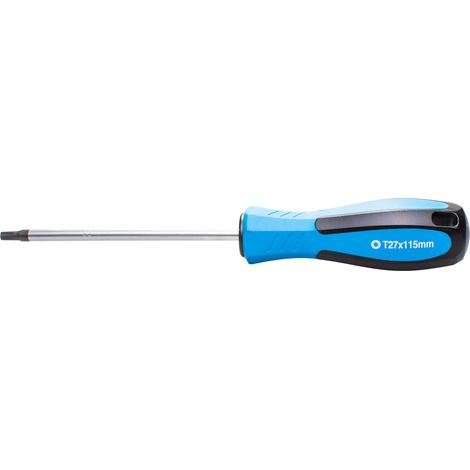 SW-Stahl 31727SB Schraubendreher mit T-Profil I T27 x 115 mm I TX Schraubenzieher I T-Schraubendreher Werkzeug