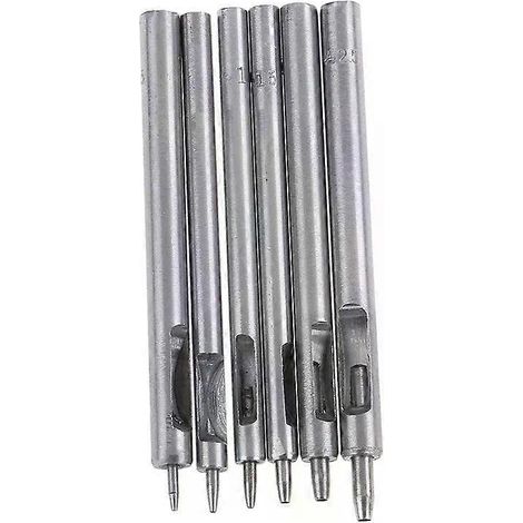 Lochzange für Leder, Hohlbohrer, handgefertigte Gürtelstanzen, DIY-Lederhandwerks-Lochzangen-Set 08MM-25MM-JXLGV (1/4)
