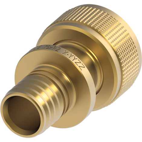 TECE TECEflex Adattatore rapido dritto Dimension 16 x 1/2, bronzo al silicio, 708630