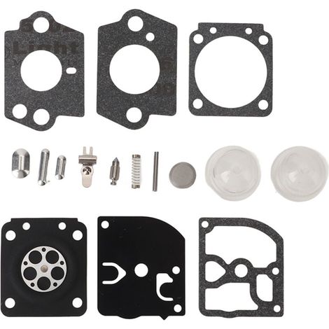 Kit Réparation Carburateur Pompe Amorçage Joint Carburateur Compatible Stihl HS45 FS38 FS55 Tondeuse Gazon (1/4)