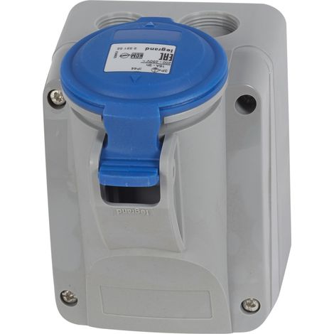 Socle saillie 16A 3P+T 230V IP44 LEGRAND 555155