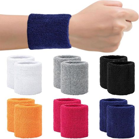 Lot de 12 bandeaux anti-transpiration en polyester, unisexes et colorés, parfaits pour le tennis, le basketball, le football et le rugby.