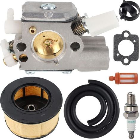 Kompatibler Vergaser für Stihl MS251 MS231 Kettensäge mit Luftfilter, Zündkerze, Kraftstofffilter, Ölfilter und Wartungssatz C1Q-S233 1143-120-0617