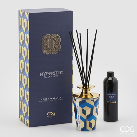 EDG Profumatore In Bottiglia Con Bastoncini Hypnotic Black Forest 400Ml (1/5)