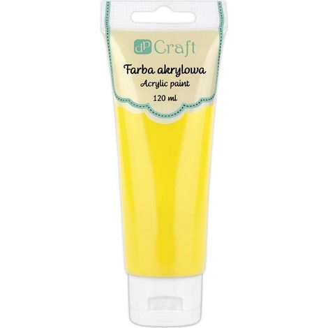 Gelbe Acrylfarbe 120 ml