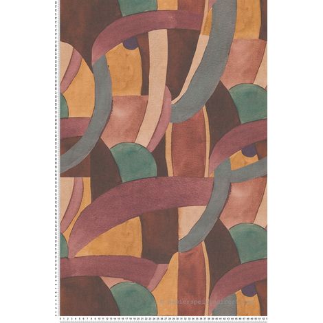 Papier peint Géométrique Violet Anna D'Andrea A.S. Création (1/5)