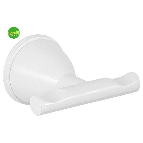 Gedy Genziana gruccia Doppio, Acciaio Inox E cromall, Bianco, 5,5 X 6,5 X 3,8 (1/3)