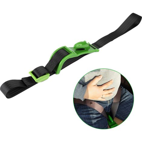 Ceinture de sécurité auto réglable pour plus de confort et de sécurité pour femme enceinte (vert) (1/5)