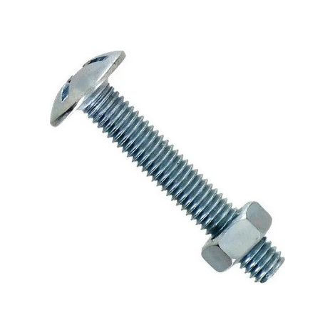 Boulon poêlier 5x20mm 18 pièces avec écrous