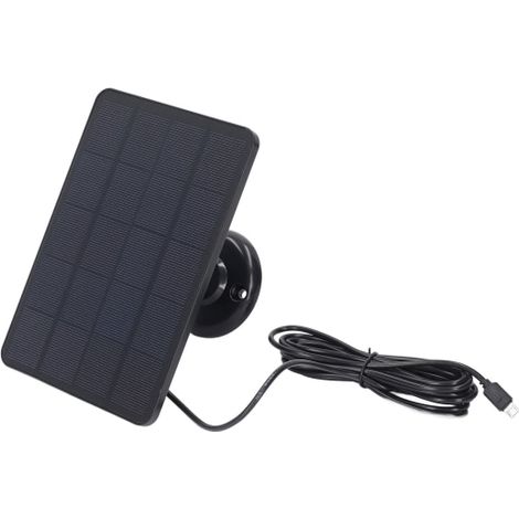 4-W-Solarpanel, Akkuladegerät, Micro-USB-Netzteil für Kameras und Haushaltsgeräte (1/5)