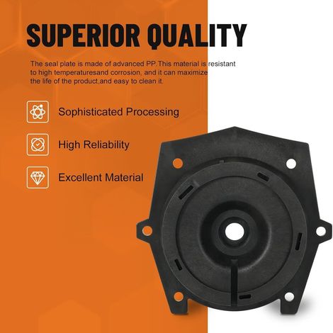 Suitable for Hayward SPX3020E sand pumps, mounting plate, 2-1/2 sealing plate and Super II pumps (1/5)