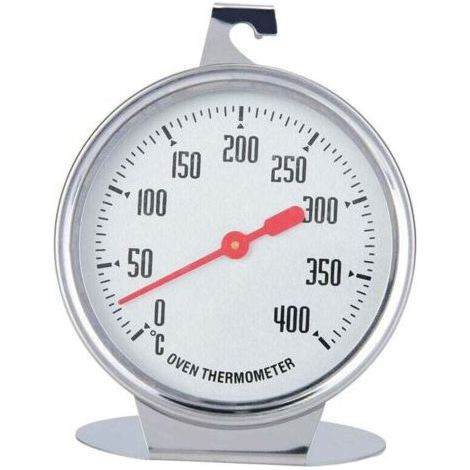 TONYSA Standing Dial Oven Thermometer, Stainless Steel Temperature Gauges 0-400°C, Oven Thermometer with Large Dial Kitchen Baking Supplies (1/5)