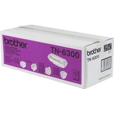 Cartouche toner - BROTHER - TN-6300 - Noir - Haute capacité - Originale (1/4)