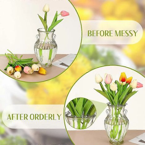 Lot de 3 pinces pour compositions florales, support réutilisable pour salon et maison (1/3)