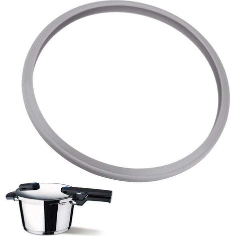 Joint d'étanchéité de 22 cm pour Autocuiseur Fissler WMF, XU, Joint Cocotte Minute Remplacement pour Fissler 6.5L, Anneau d'étanchéité Silicon pour Autocuiseurs, Accessoires Couvercle --Crezuo