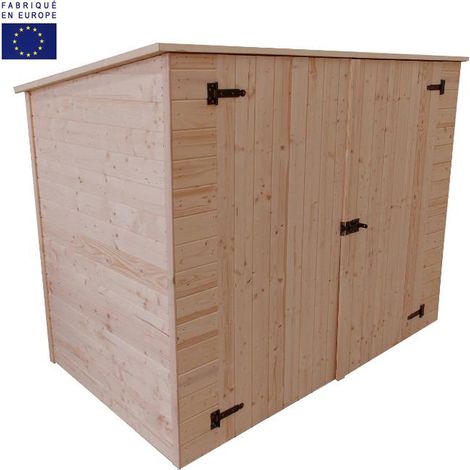 Casetta Armadio in Legno Pavimento per Biciclette Attrezzi Giardino Ripostiglio (1/5)