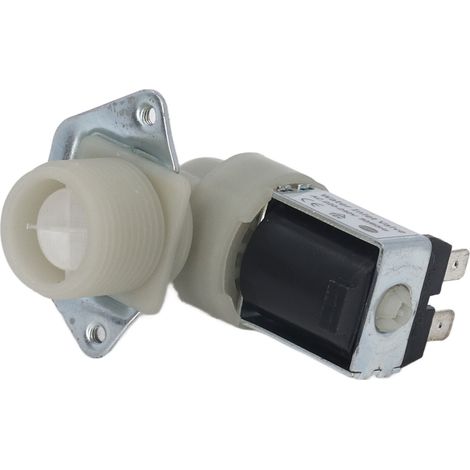 Robinet d'arrêt simple entrée pour lave-linge, vanne de commande d'eau haute/basse température, 220-240V AC, pièce de rechange (1/5)